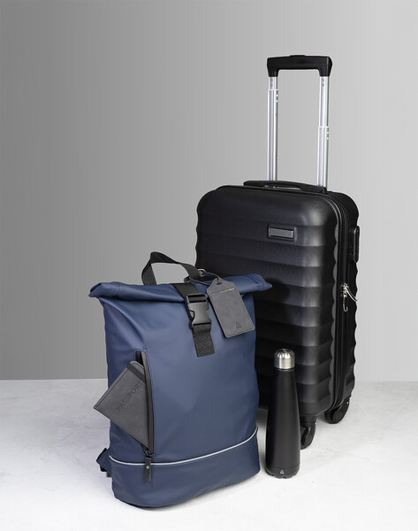 Sac à dos en RPU Cubitt - Bleu Foncé