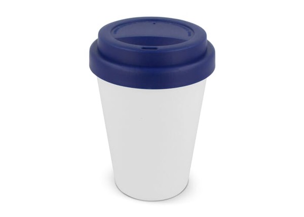 Tasse à café RPP Corps blanc 250ml - Blanc / Bleu foncé