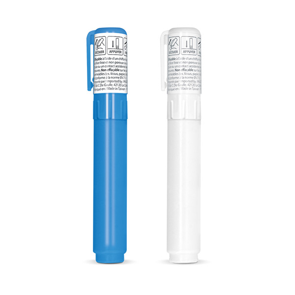 STYLO FEUTRE MARQUEUR CRAIE EFFACABLE - Blanc