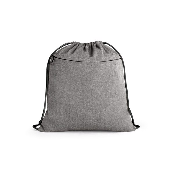 CHANCERY. Backpack bag in recycled cotton (140 g/m²) - Black