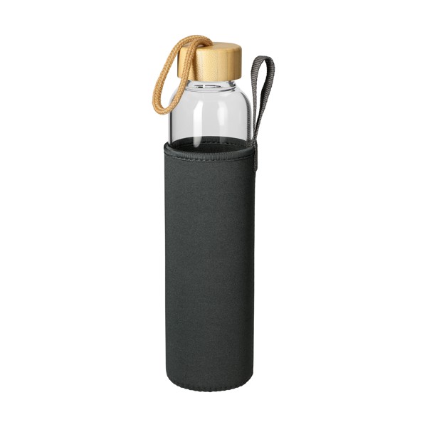 Glasflasche Mit Hülle "Bamboo" 0,65 L