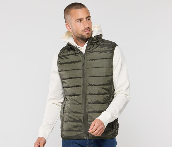 Bodywarmer homme en polyester recyclé - DEEP ROYAL BLUE / L