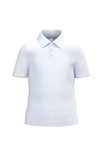 Kids' Pique Polo Shirt - Ideal White / 8/10