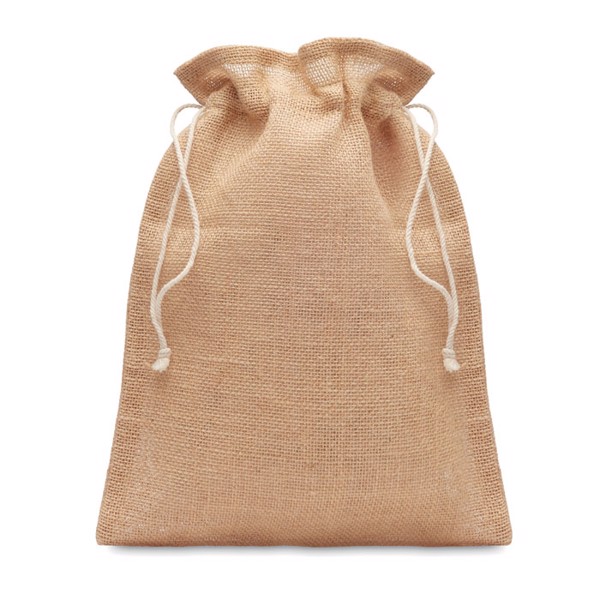 Small jute gift bag 14 x 22 cm Jute Small