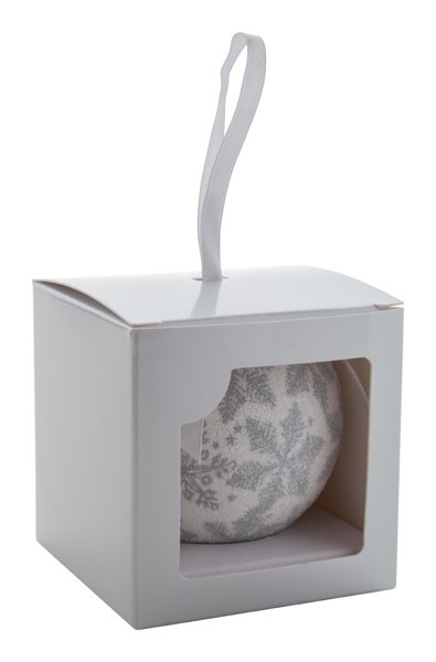 Christmas Tree Ornament Aspelund - Silver / White