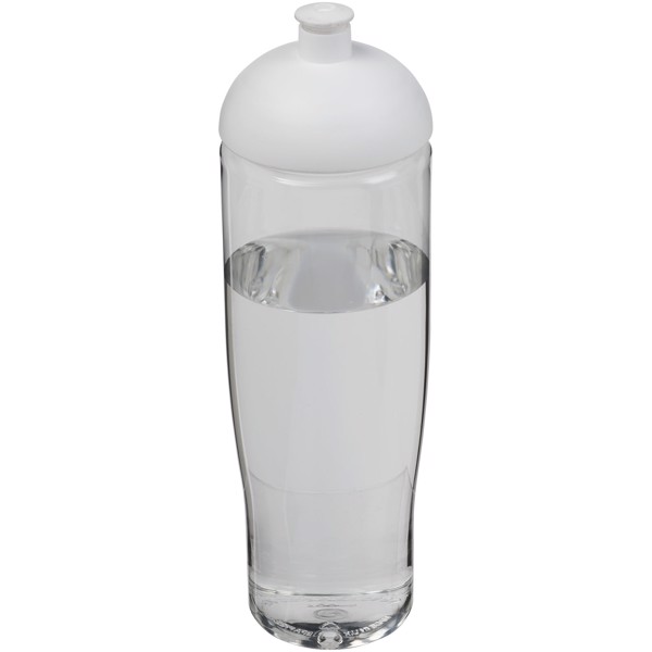 Bidon H2O Active® Tempo 700ml avec couvercle en dôme - Translucide / Blanc