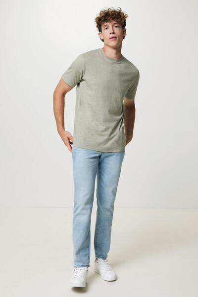 T-shirt léger en coton recyclé IQONIQ Sierra - Light Heather Green / XXS