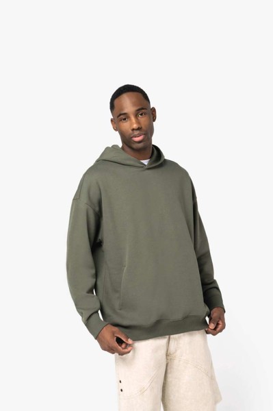 Unisex Oversized Hooded Sweatshirt - Ivory / L