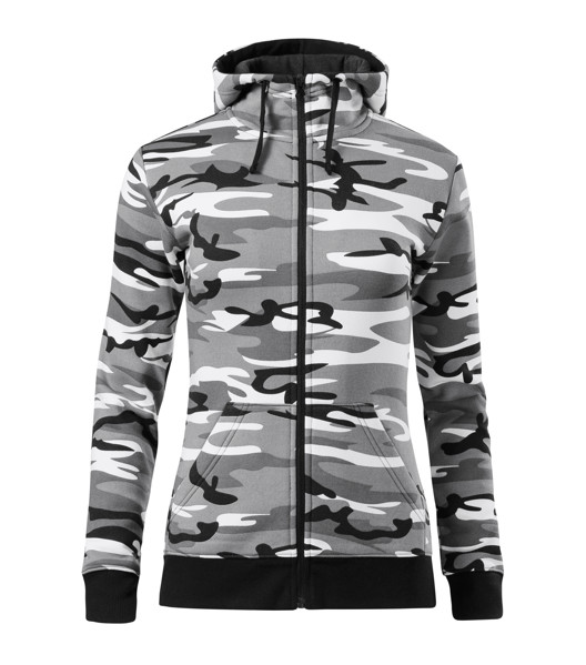 Mikina Dámská Malfini® Camo Zipper - Camouflage Gray / M