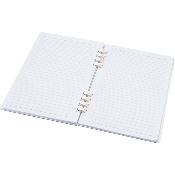 Fil A5 hardcover RCS gerecycleerd spiraalnotitieboek - Wit