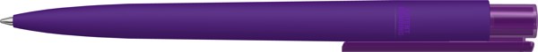RECYCLED PET PEN PRO K transparent GUM - violet foncé