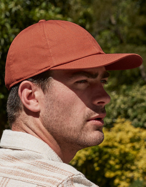 Organic Cotton 6 Panel Cap - Graphite Grey / ONE SIZE