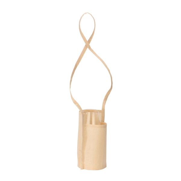 Tasting Glass Holder In Organic Cotton 150G/M2, With 90 Cm String.