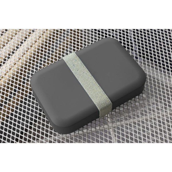 Amuse Recycled PP Lunch Box Large - Grey / Green