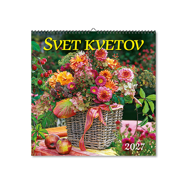 Nástenný kalendár Svet kvetov 2027
