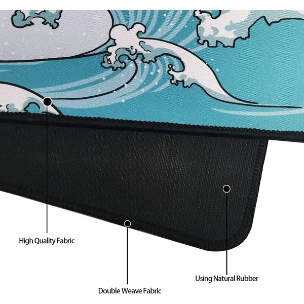 Large High Quality Custom Waterproof Mousepads - Size: 70cm x 30cm x 0.3cm