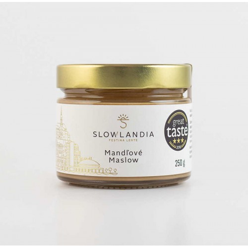 Mandľové maslow 250g - natural sklo