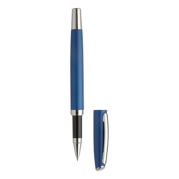 Parure stylo métal Redivi - Bleu