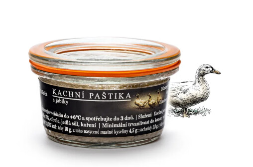 MINI Kačacia paštéta s jablkami  50g