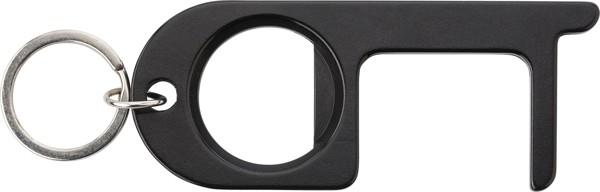 Aluminium door opener Jada - black