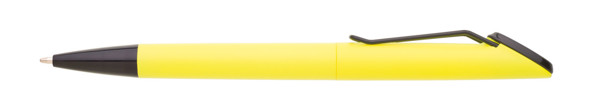 Aresta plastic pen, rotating mechanism, blue refill - Yellow