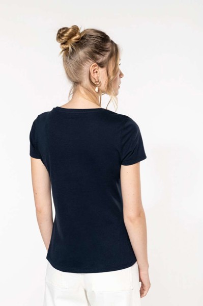 Ladies' Bio150ic Crew Neck T-Shirt - Light Royal Blue / S