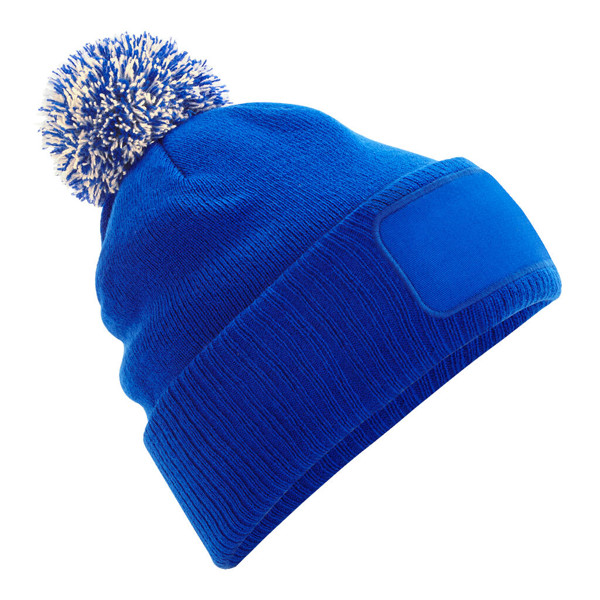 Snowstar® Patch Beanie - Graphite Grey / Light Grey / ONE SIZE