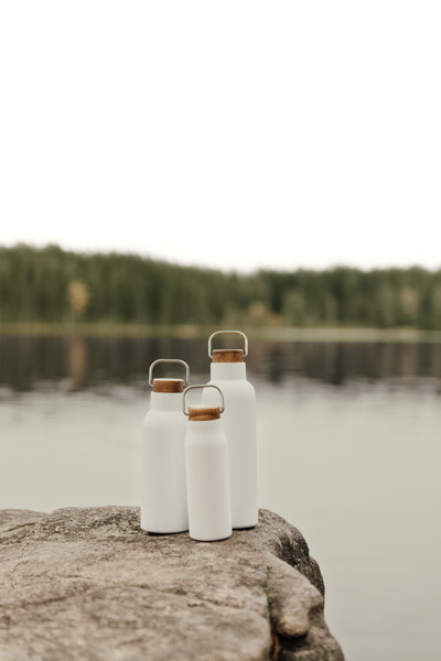 Vinga Ciro vakuumska steklenica, reciklirano jeklo, 300 ml - Bela