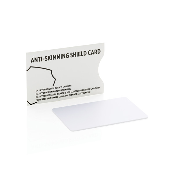 XD - Anti-skimming RFID shield card with active jamming chip