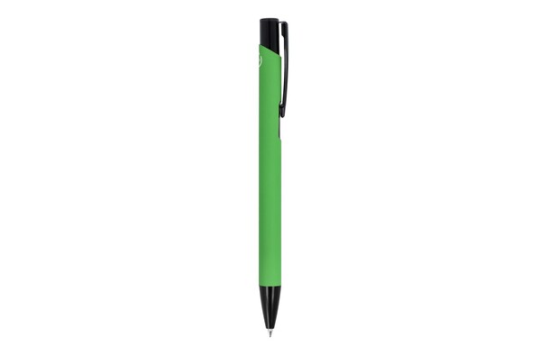 Alicante toucher doux R-AL encre bleue - Vert clair / Noir