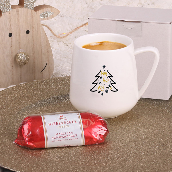 Darilni set skodelic iz porcelana Aster, 470 g