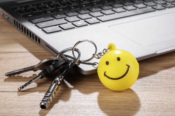 Anti-stress keychain SMILE
