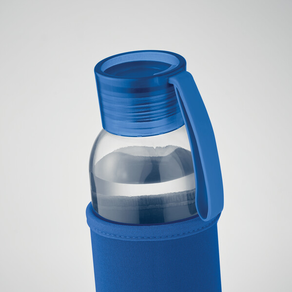 Bouteille verre recyclé 500 ml Ebor - Bleu Royal