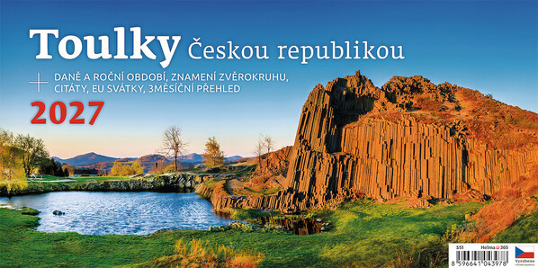 Stolní plánovací kalendář Toulky Českou republikou