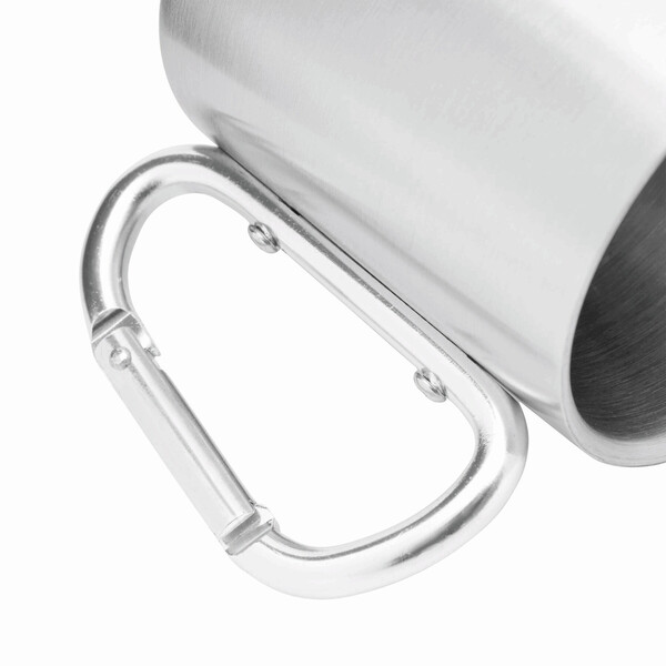 Stainless Steel Mug Hiking Day - Silver