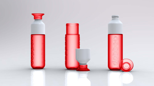 Fľaša na vodu Dopper Original 450 ml, Simply Red