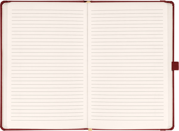 Notique Notes Aprint Neo, Vínový, Linkovaný, 15 x 21 cm