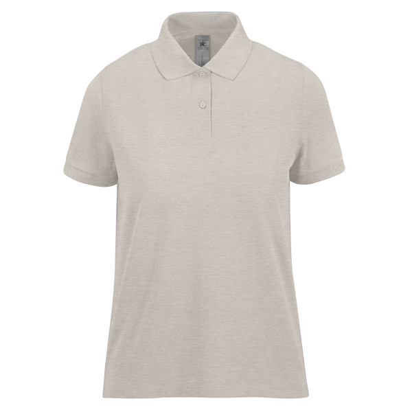 B&C My Polo 210 Women - Selected Heathers - 100% Algodão Optimium (Investindo Em Better Cotton) - Heather Grey Fog / XS