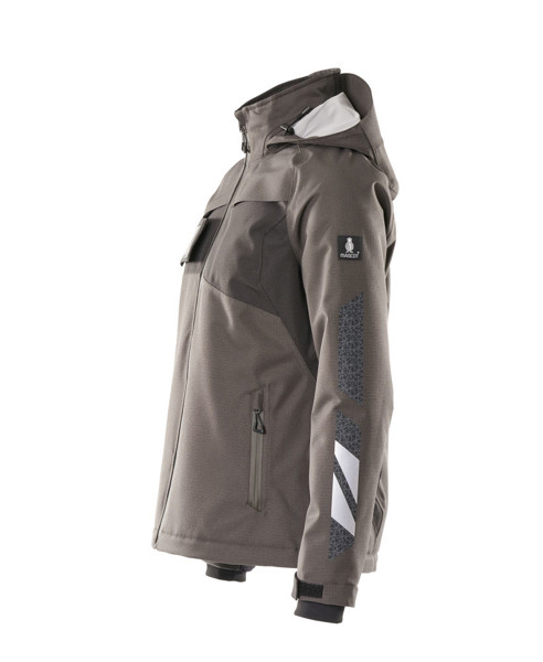 Winter Jacket - MASCOT® - Dark Anthracite / Black / XL