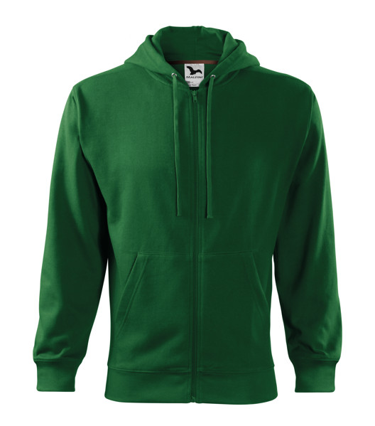 Mikina Pánska Malfini® Trendy Zipper - Fľaškovozelená / 2XL