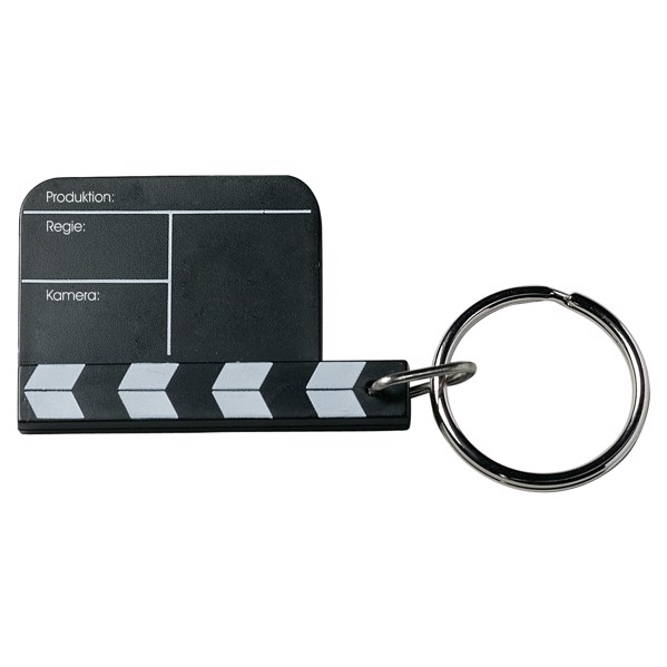 Keyring "Mini Clapper Board" - Black