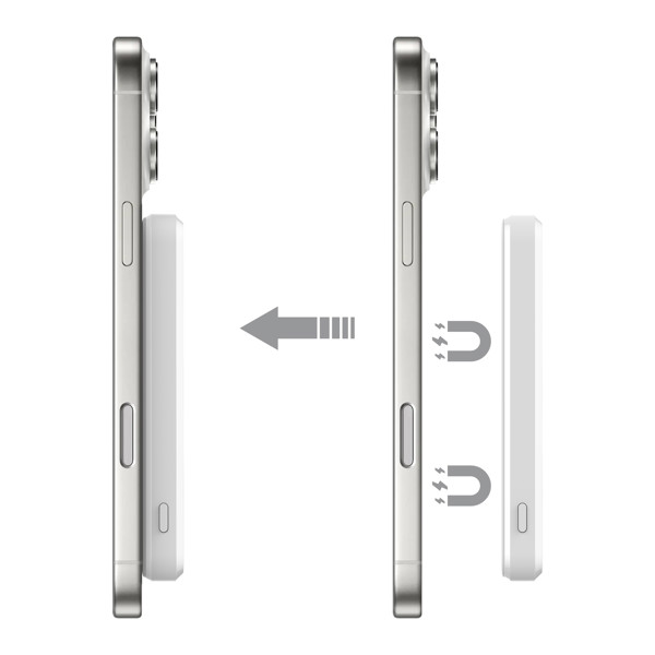 Magsafe powerbank 5000mAh #3 - WHITE