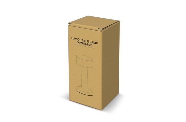 Lumo bordlampe med 3 lystilstande og dæmpbar - Sølv