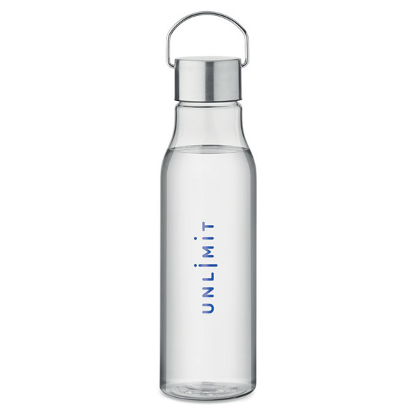 Steklenička Vernal RPET, PP pokrov, 600 ml - Prozorno