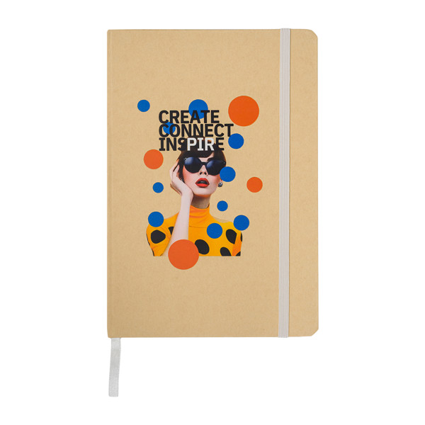 Simply 145x210/80p squared notepad - White