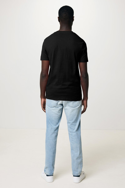 T-shirt en coton recyclé IQONIQ Bryce - Noir / 5XL