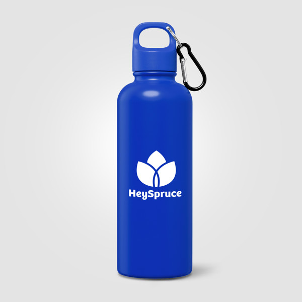 Gourde Portland Plus en acier inoxydable recyclé – 750 ml - Bleu roi / Laser