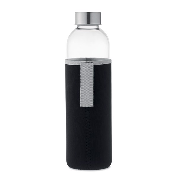 Utah Large glass bottle, 750 ml, neoprene pouch