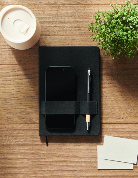 Carnet RPET A5 avec stylo Nota
