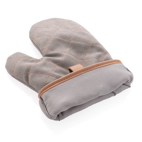 Platnena rokavica za peko Xd Collection, 16 oz - Siva